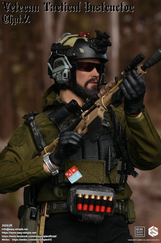 Veteran Tactical Instructor Z - Black Glasses w/Tinted Lenses
