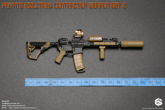 PMC - Tan & Black 5.56 Rifle w/Attachment Set