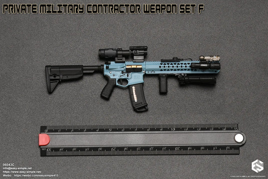 PMC Weapon Set F Ver. C - Blue LVOA Rifle w/Attachment Set