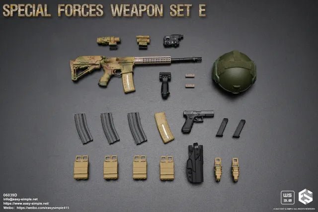 Load image into Gallery viewer, Special Forces Weapon Set E Version D- MINT IN BOX
