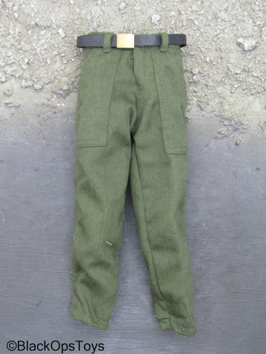 OD Green Pants w/Belt