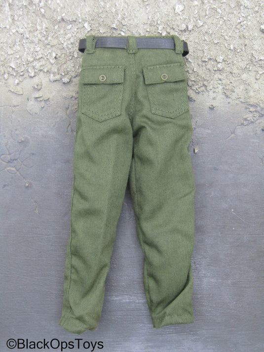 OD Green Pants w/Belt