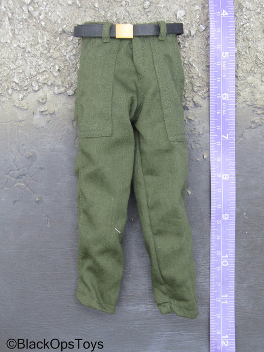 OD Green Pants w/Belt