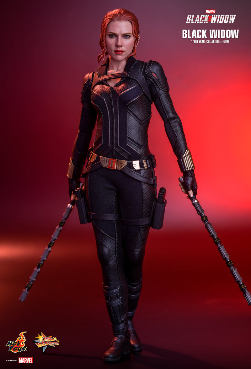 Load image into Gallery viewer, Black Widow - Natasha Romanov - Female Body w/Black Body Suit &amp; Boots
