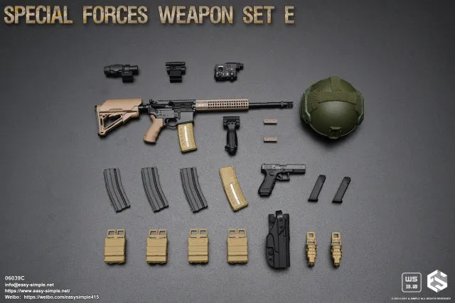 Load image into Gallery viewer, Special Forces Weapon Set E Version C - MINT IN BOX
