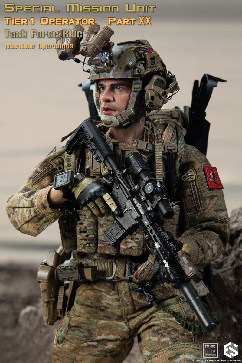 Load image into Gallery viewer, PREORDER DEPOSIT - SMU Tier1 Operator Part XX Task Force Blue Maritime Operation Ver A - MINT IN BOX
