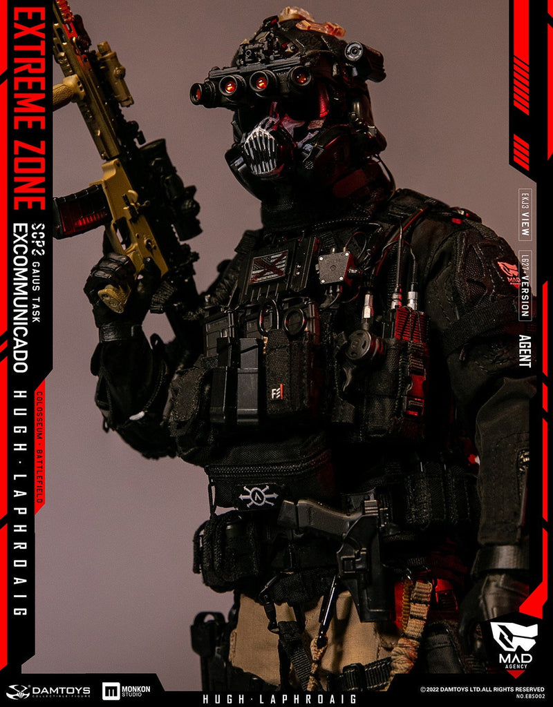 Load image into Gallery viewer, Extreme Zone Gaius Task - Black MOLLE Chest Rig w/Backpack &amp; Pouches

