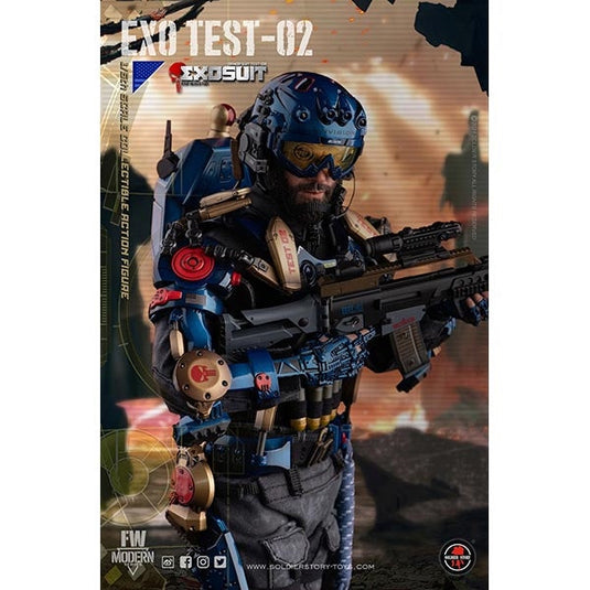 Exo Suit Test-02 - Male Base Body w/Bearded Head Sculpt