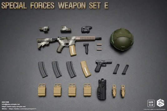 Special Forces Weapon Set E Version B - MINT IN BOX