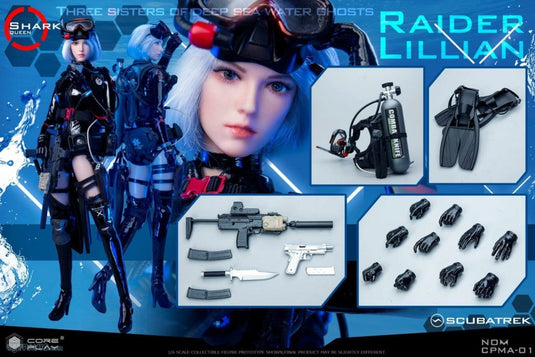 Ghosts Raider Lillian - Female Dressed Body w/Boots, Hands & Gear Set