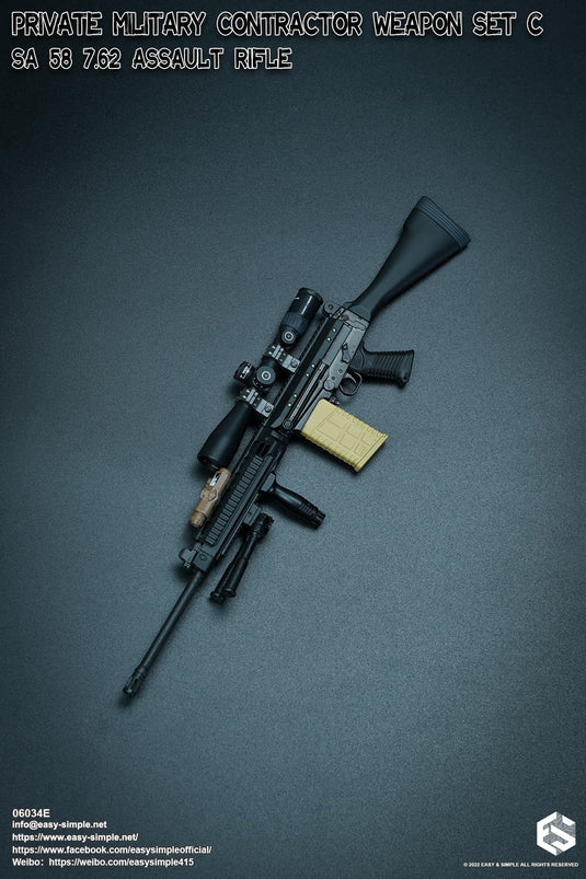 PMC - SA-58 Rifle w/Attachment Set
