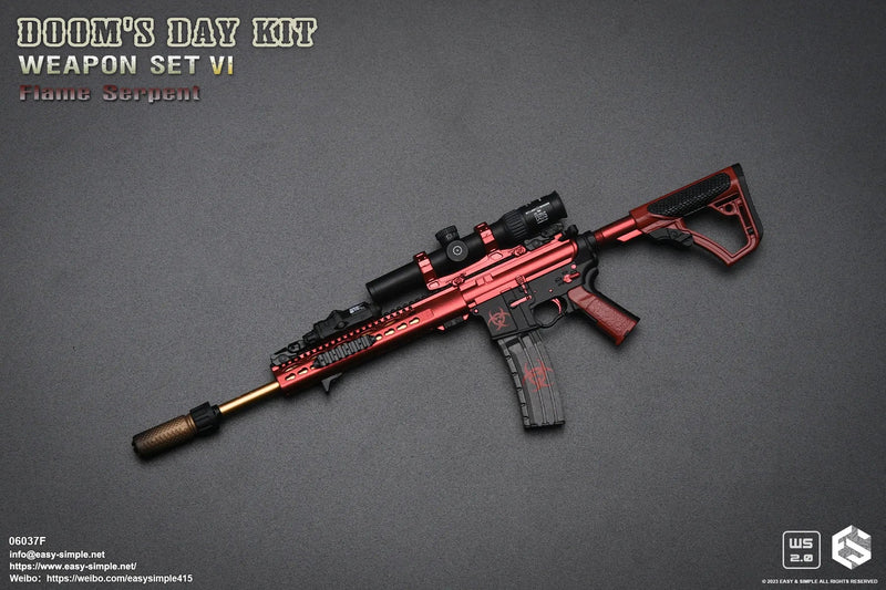Load image into Gallery viewer, Doom&#39;s Day Weapon Set VI Ver. F -  5.56mm Magazine w/Magpul &amp; Holster (x3)
