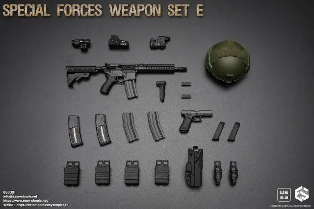 Load image into Gallery viewer, Special Forces Weapon Set E Version A - MINT IN BOX
