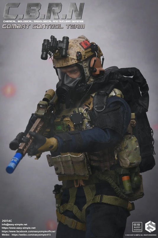 CBRN Combat Control Team - Blue 5.56 Suppressor