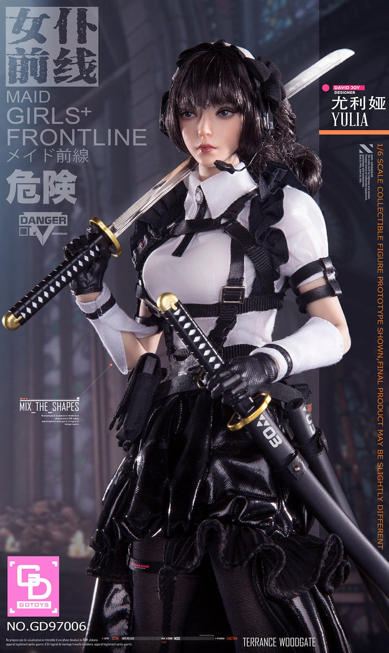 Load image into Gallery viewer, Frontline Maid Girl - Black Leather Like Belt w/Pouch &amp; Mag Set
