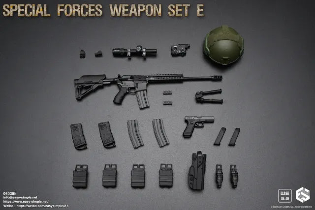 Load image into Gallery viewer, Special Forces Weapon Set E Version E - MINT IN BOX
