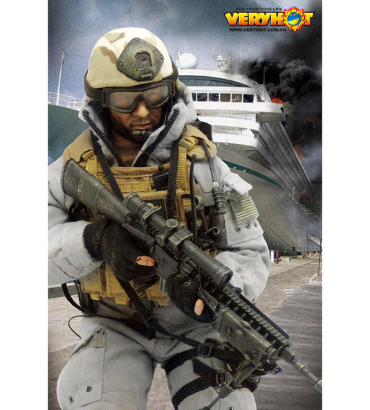 Navy Seal VBSS Black Gloves