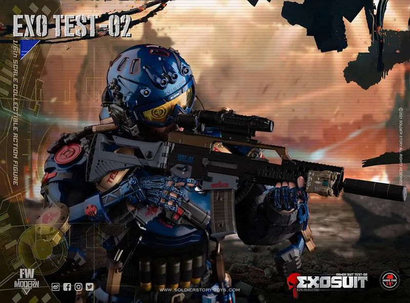 Load image into Gallery viewer, Armor Suit Test-02 &quot;Exosuit&quot; Exo-Skeleton - MINT IN BOX
