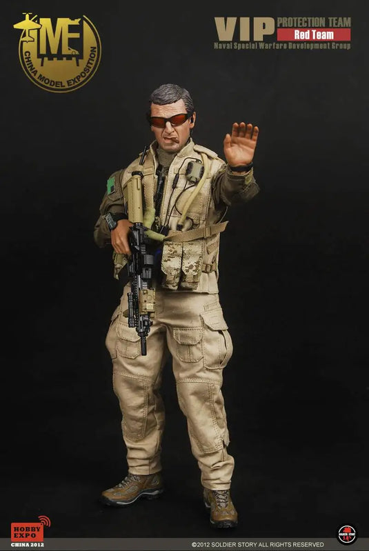 SIGNED - VIP Protection Team "Red" NAVSPECWARGRU EX - MINT IN BOX