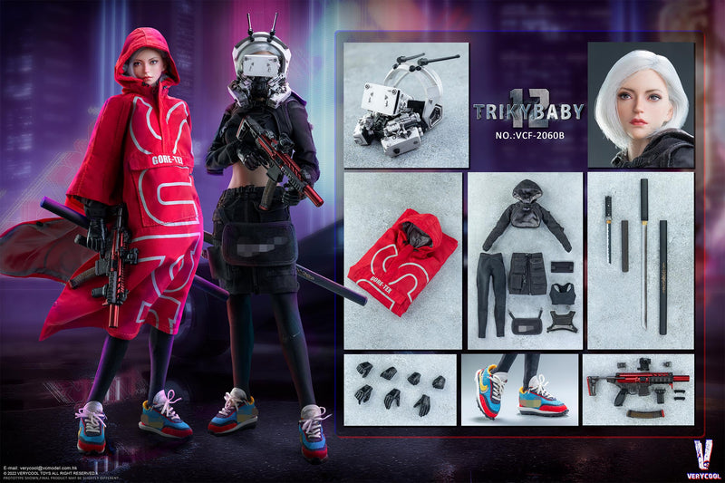 Load image into Gallery viewer, Tricky Baby - Resin Headset w/VR Goggles
