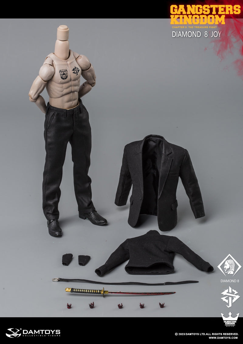 Load image into Gallery viewer, Gangsters Kingdom - Diamond 8 Joy w/Dog, Wall, &amp; Accessories - MINT IN BOX
