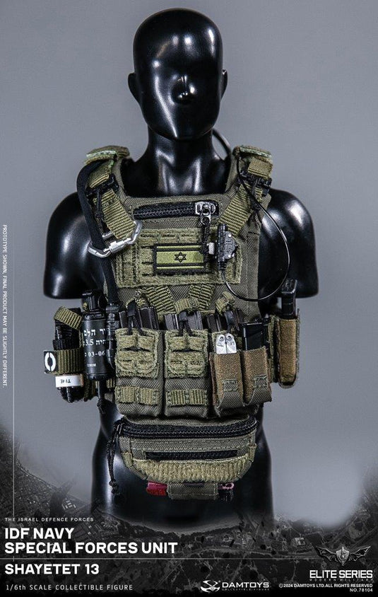 IDF Navy SFU - OD Green MOLLE Plate Carrier Set