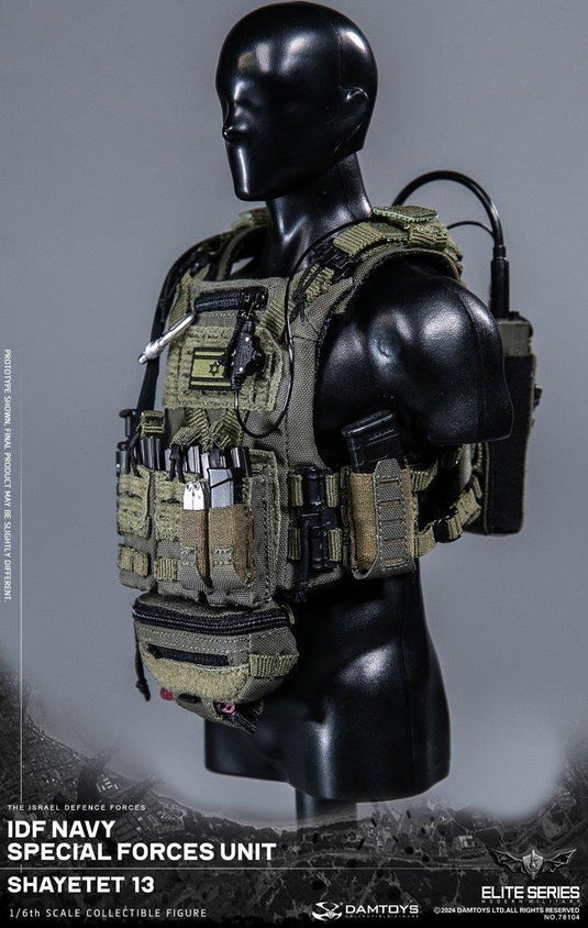 IDF Navy SFU - OD Green MOLLE Plate Carrier Set