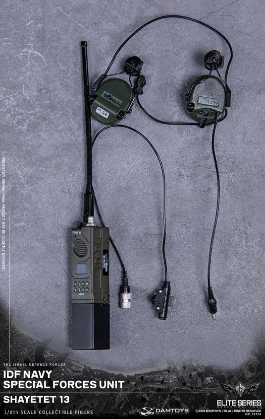 IDF Navy SFU - OD Green Helmet w/NVG & Communications Set