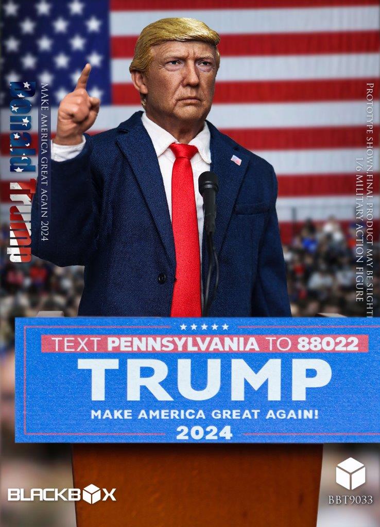 Load image into Gallery viewer, 47th POTUS - Donald Trump Deluxe w/Podium - MINT IN BOX
