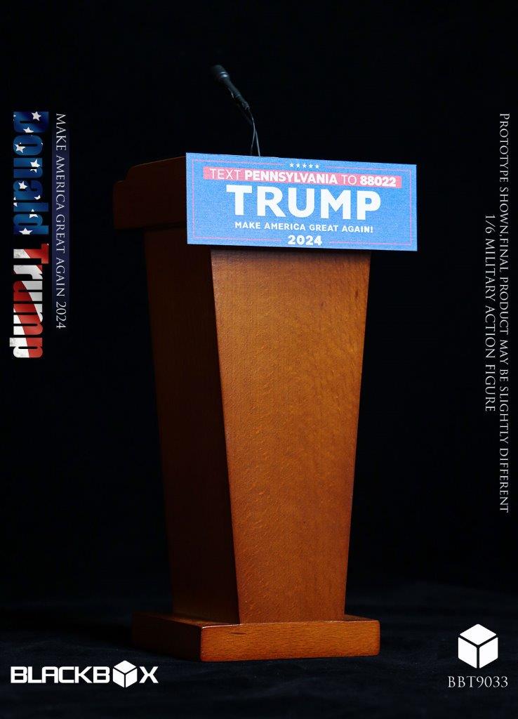 Load image into Gallery viewer, 47th POTUS - Donald Trump Deluxe w/Podium - MINT IN BOX
