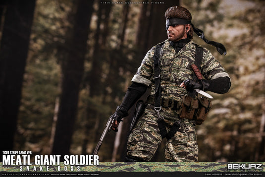 Metal Giant Soldier - Snake - ERDL & Tiger Stripe 2-Pack - MIB