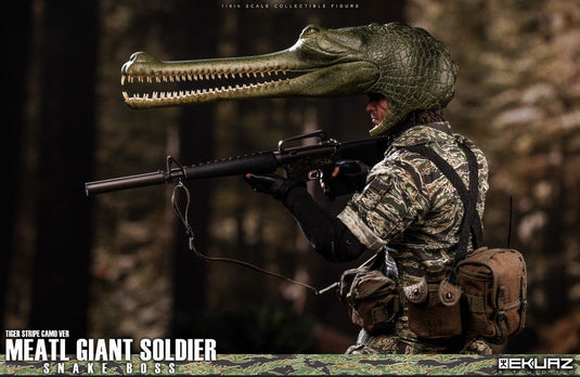 Metal Giant Soldier - Snake - Tiger Stripe Camo - MINT IN BOX