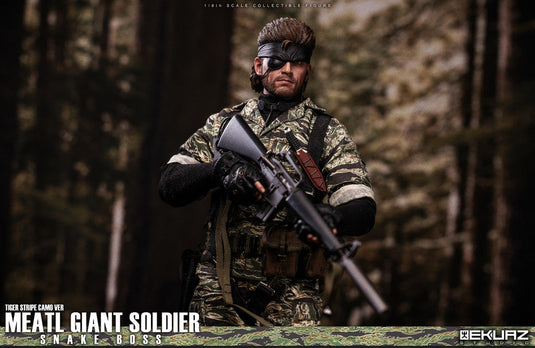 Metal Giant Soldier - Snake - Tiger Stripe Camo - MINT IN BOX