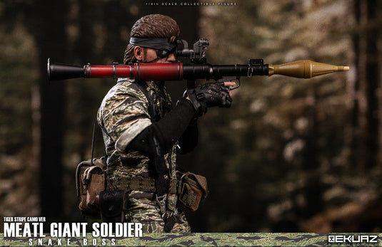Metal Giant Soldier - Snake - Tiger Stripe Camo - MINT IN BOX