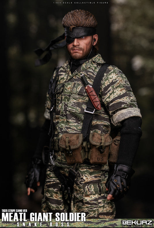 Metal Giant Soldier - Snake - Tiger Stripe Camo - MINT IN BOX