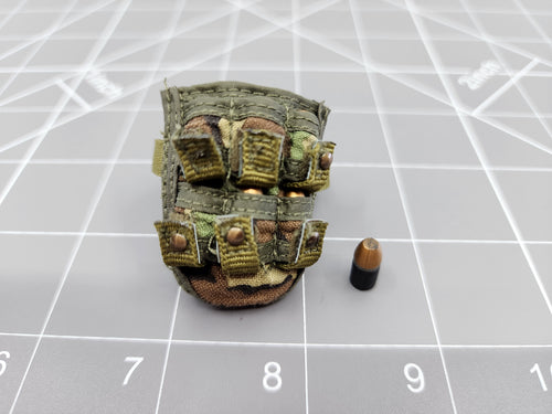 BAM 1/6 OD Green 40mm Grenade Drop Bag (Hot Toys)