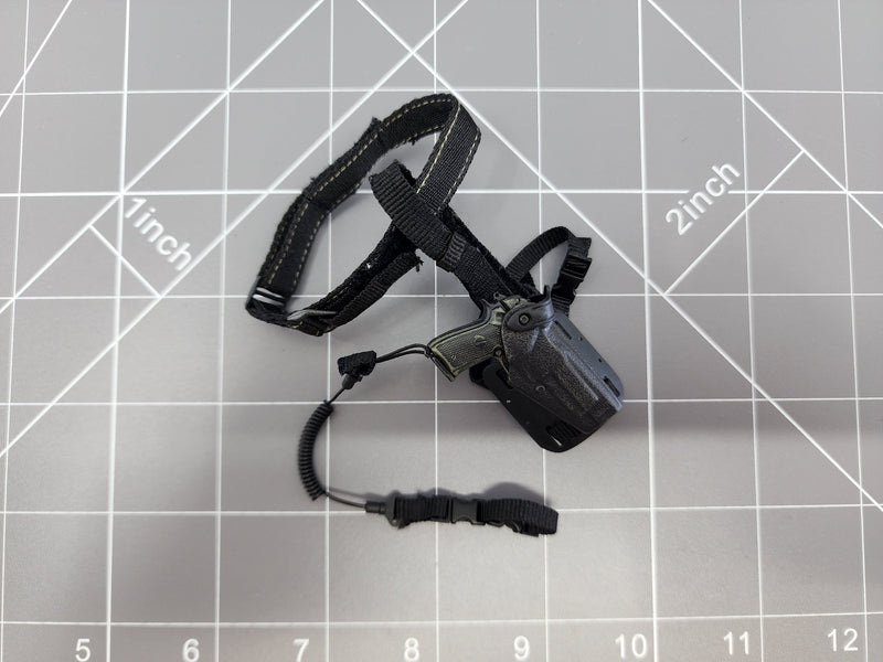 Load image into Gallery viewer, BAM 1/6 Black M9 And Holster Belt (Hot Toys)
