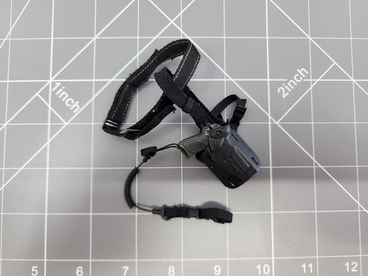 BAM 1/6 Black M9 And Holster Belt (Hot Toys)