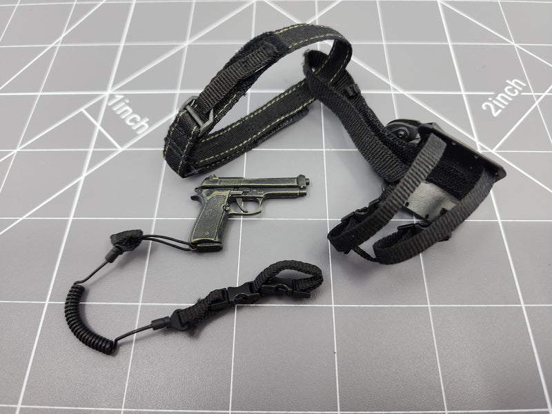 Load image into Gallery viewer, BAM 1/6 Black M9 And Holster Belt (Hot Toys)
