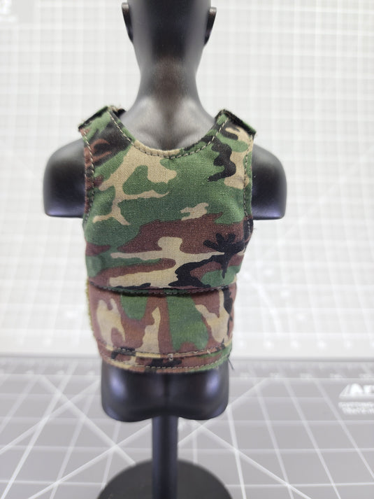 BAM 1/6 Woodland Camo Plate Carrier (Dragon)