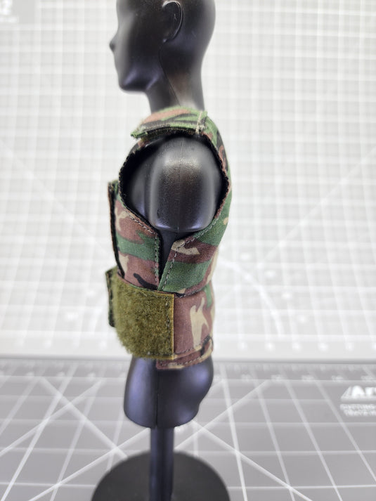 BAM 1/6 Woodland Camo Plate Carrier (Dragon)