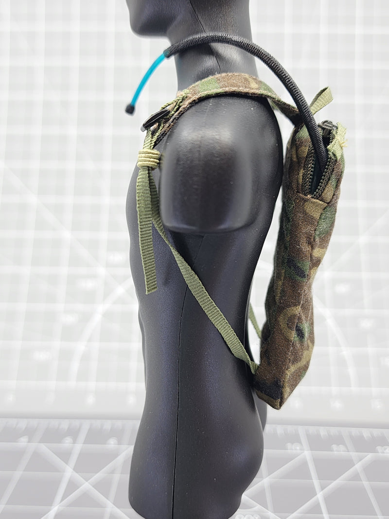 Load image into Gallery viewer, BAM 1/6 Woodland Camo Hydration Pack (Dragon)
