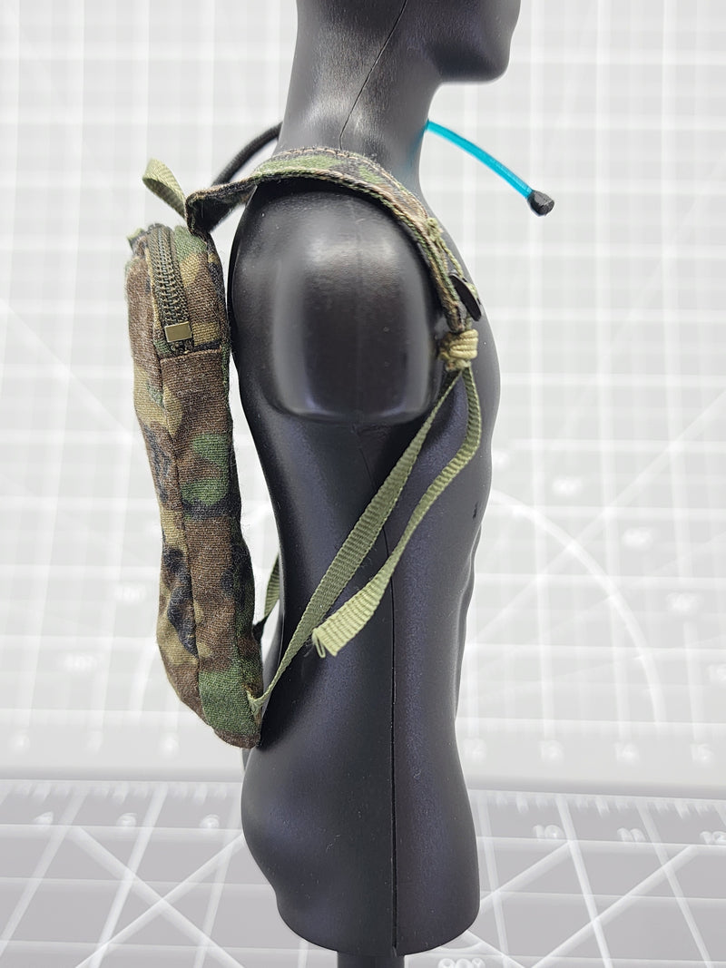 Load image into Gallery viewer, BAM 1/6 Woodland Camo Hydration Pack (Dragon)
