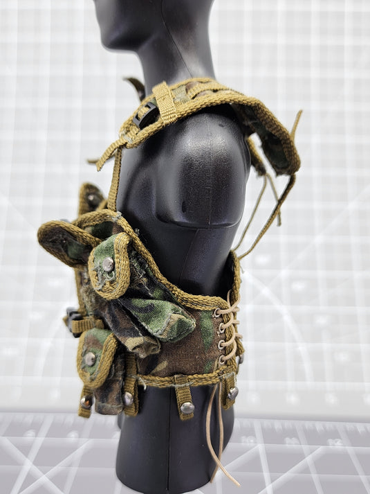 BAM 1/6 Woodland Camo Ammo Vest (Dragon)