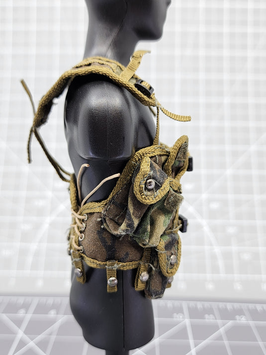 BAM 1/6 Woodland Camo Ammo Vest (Dragon)