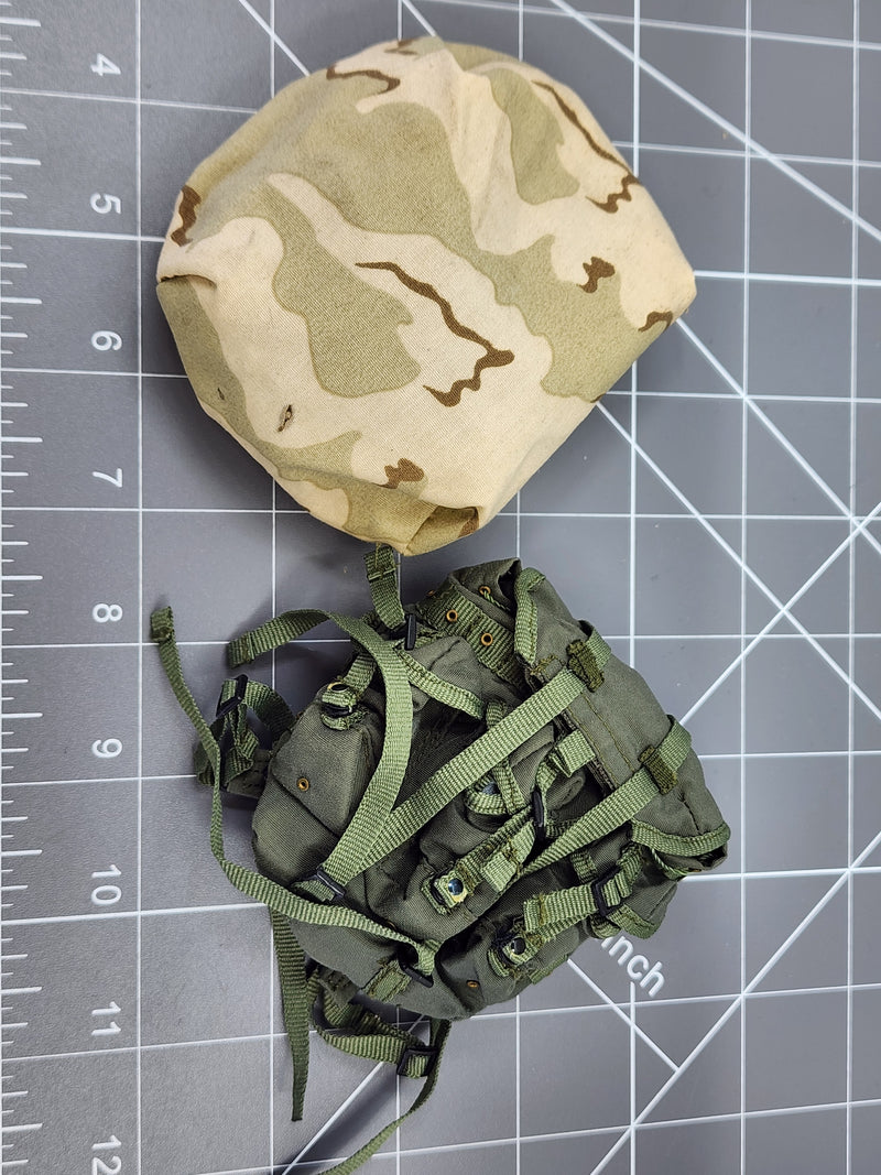 Load image into Gallery viewer, BAM 1/6 3C Desert Camo Backpack With HT Cover (BBI)
