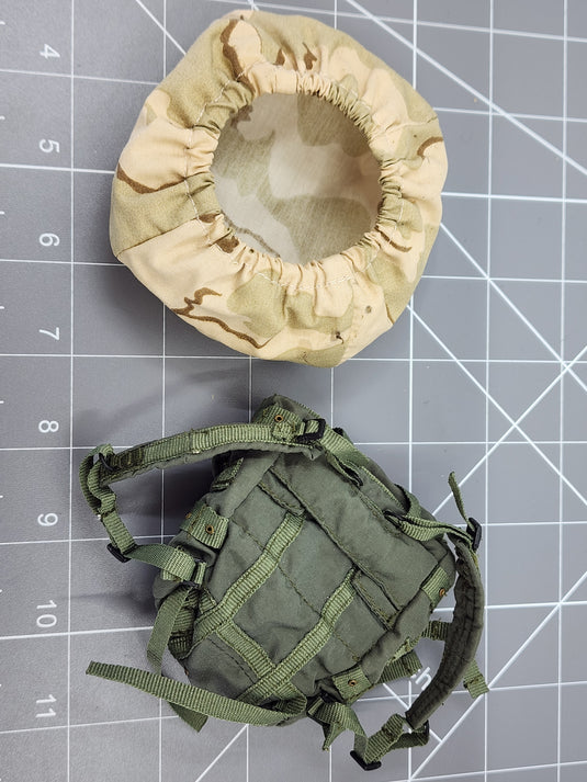 BAM 1/6 3C Desert Camo Backpack With HT Cover (BBI)