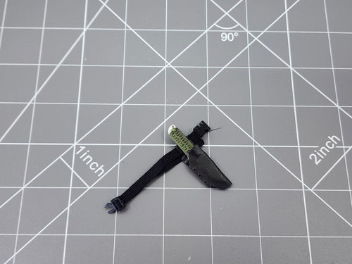 BAM 1/6 Boat Knife W/ Black Drop Leg Holster (BBI)