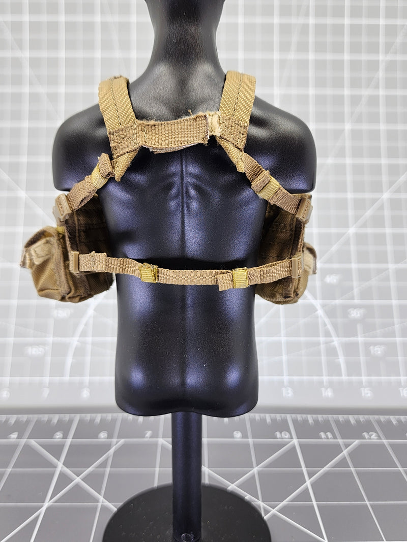Load image into Gallery viewer, BAM 1/6 Coyote Tan Camo Chest Pack

