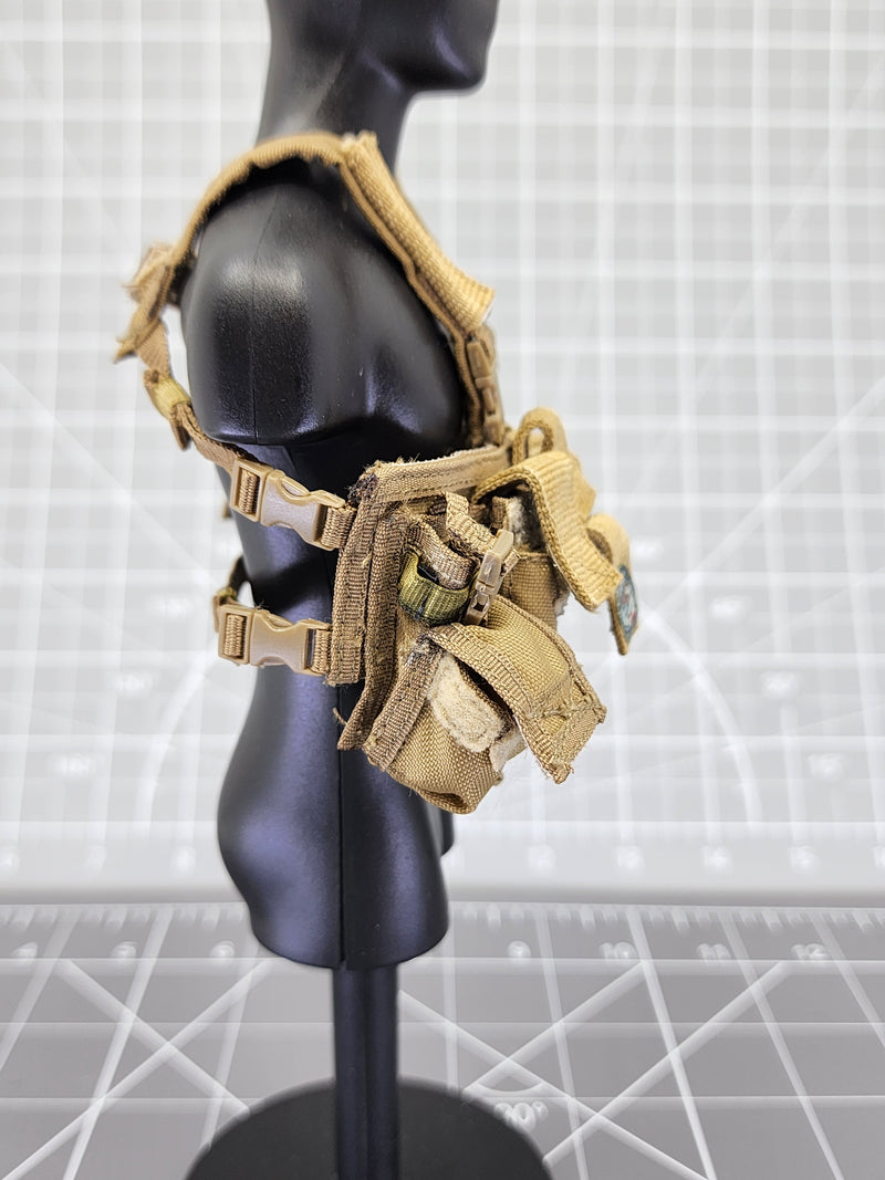 Load image into Gallery viewer, BAM 1/6 Coyote Tan Camo Chest Pack
